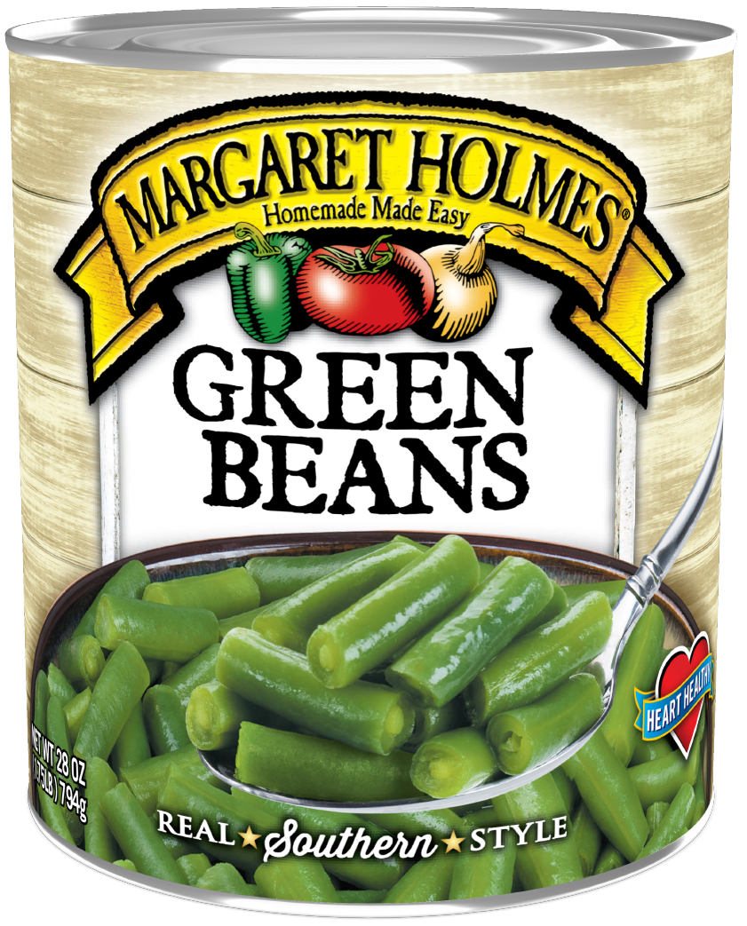 Can of Margaret Holmes Green Beans