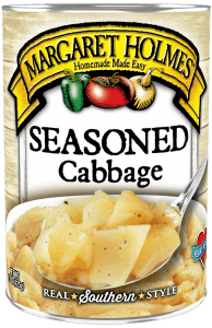 Can of Margaret Holmes Seasoned Cabbage