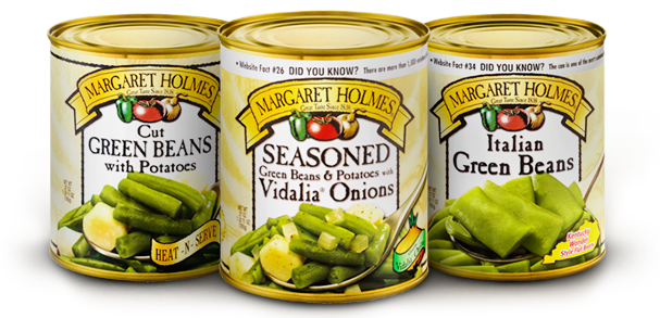 3 Cans of Margaret Holmes Green Beans