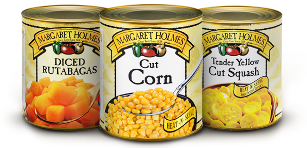 3 cans of Margaret Holmes Variety Vegetables