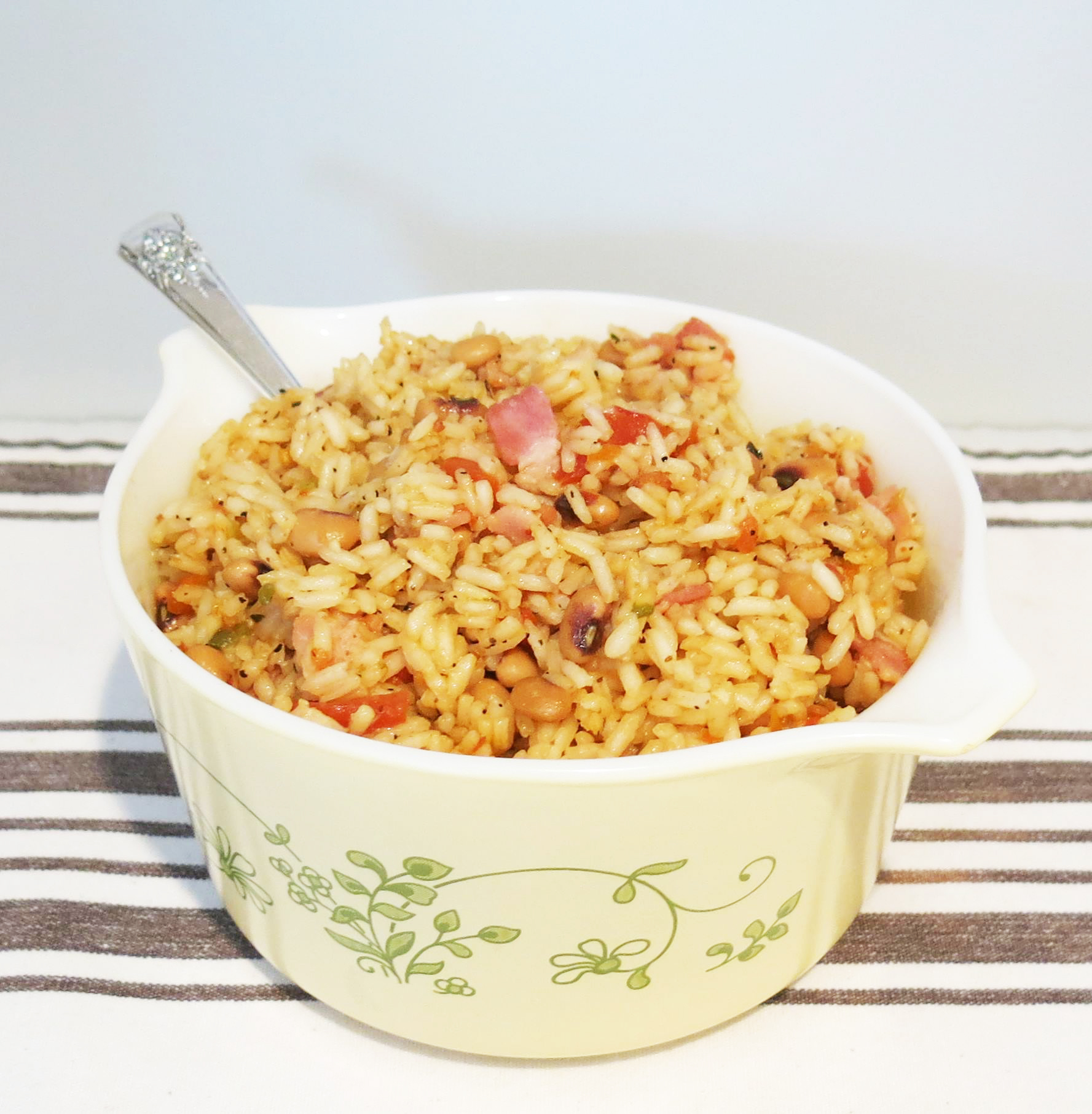 Sharon’s Simple and Succulent Peas & Rice