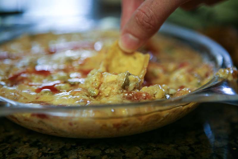 Jalapeno, Corn and Okra Dip