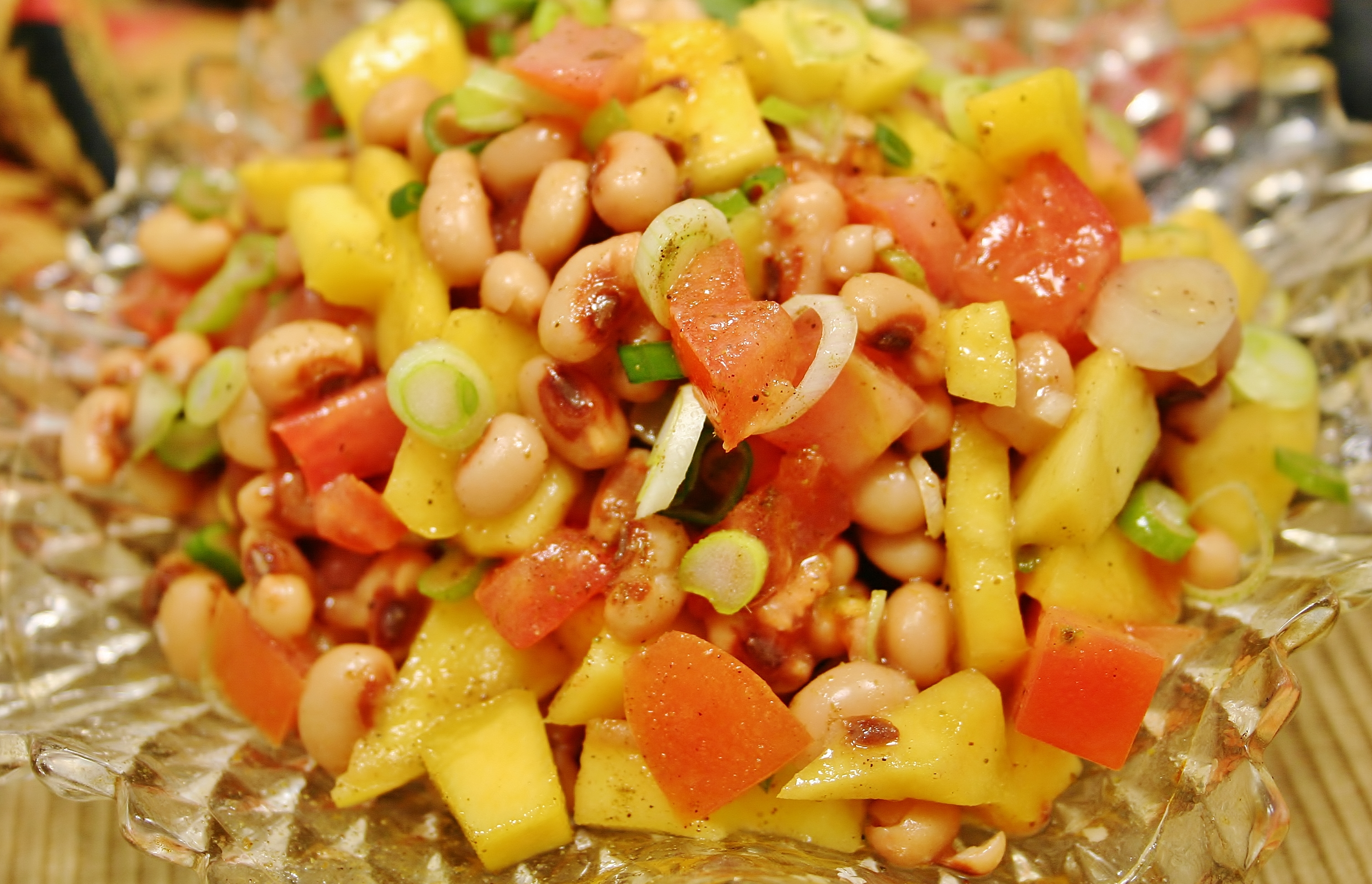 Blackeye Peas and Mango Salsa