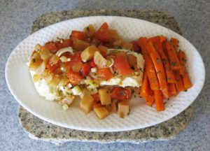 Halibut with Rutabagas