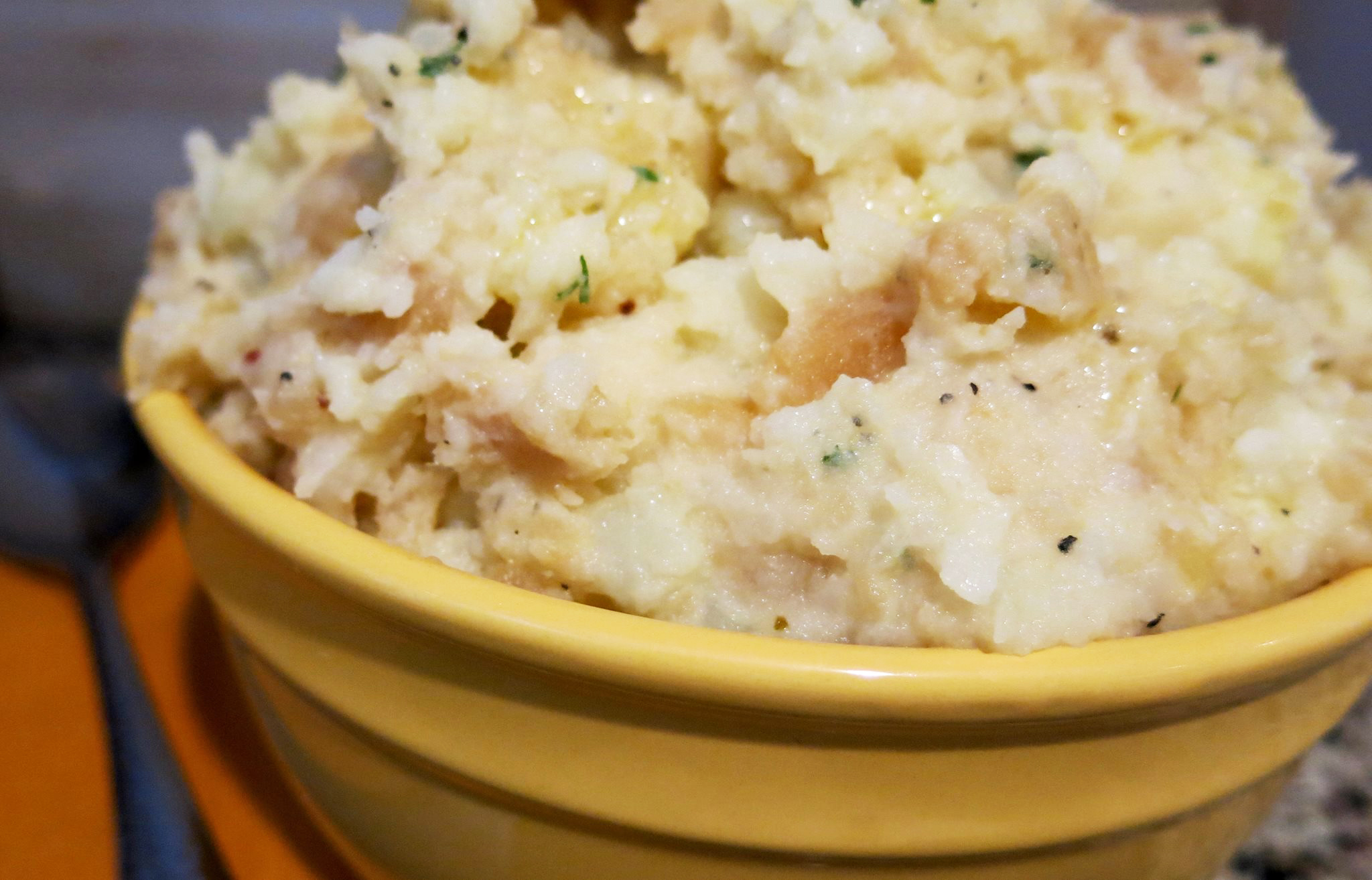 Smashed Rutabaga & Potatoes