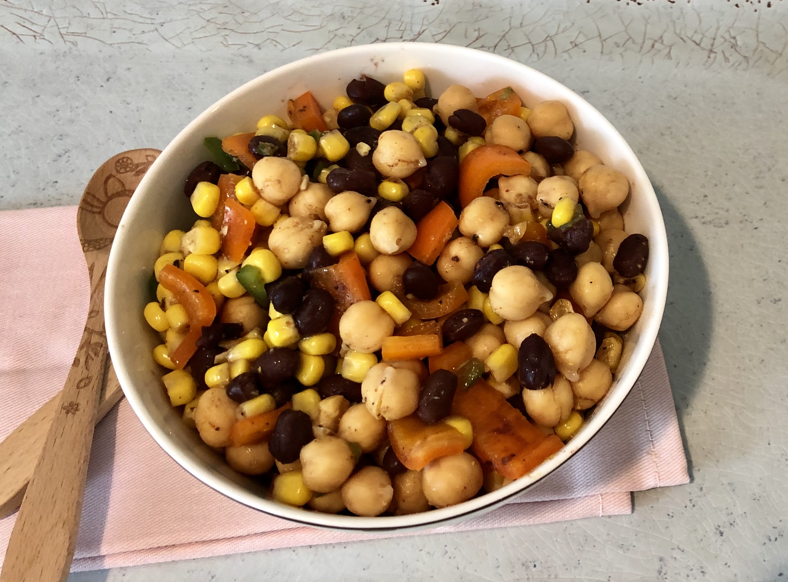 Black Bean & Garbanzo Bean Salad