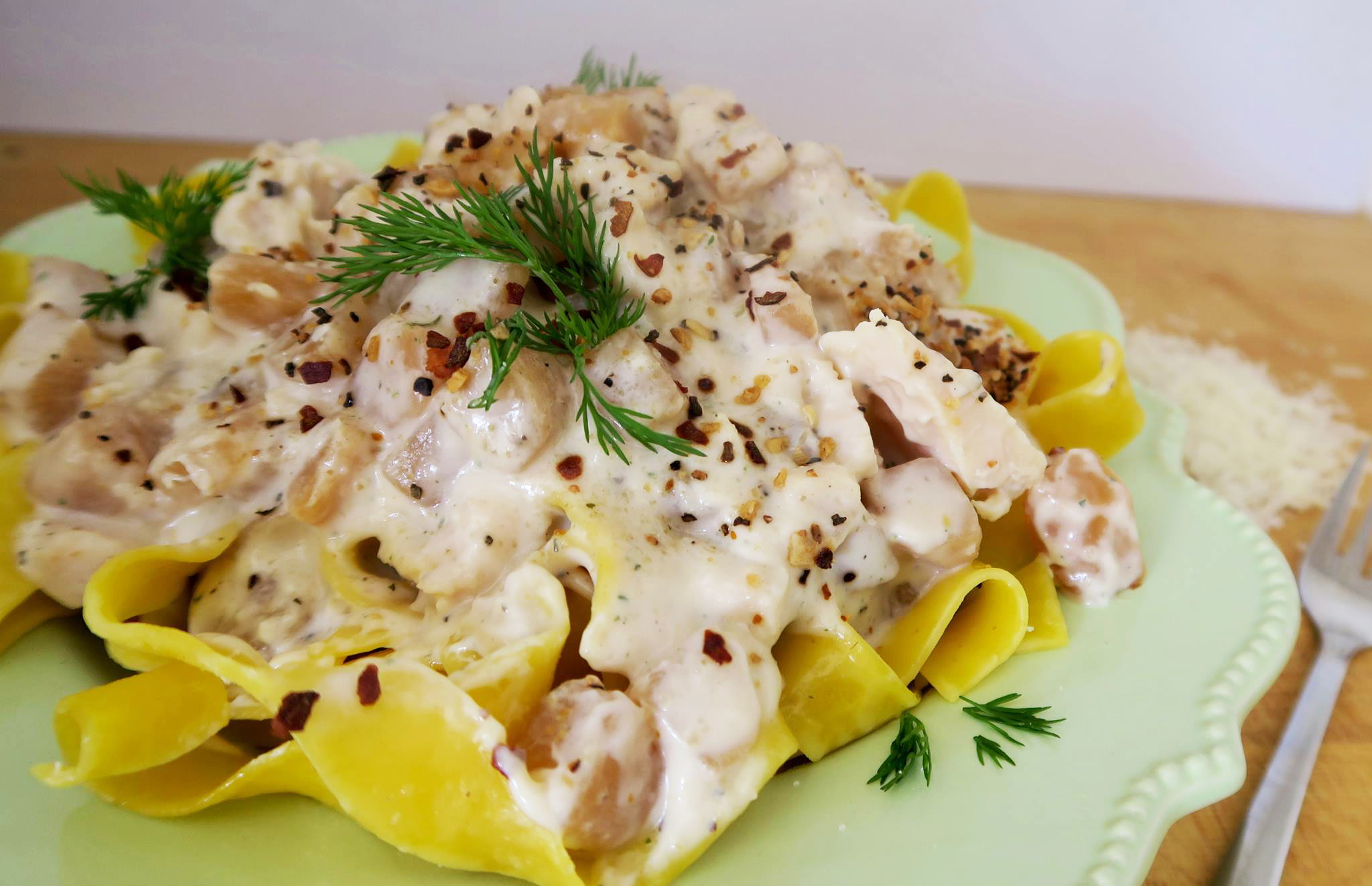 Creamy Tuna & Rutabaga Pasta