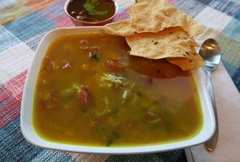 Lentil Succotash Soup