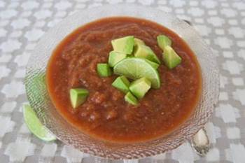 Tomato & Okra Southern Gazpacho