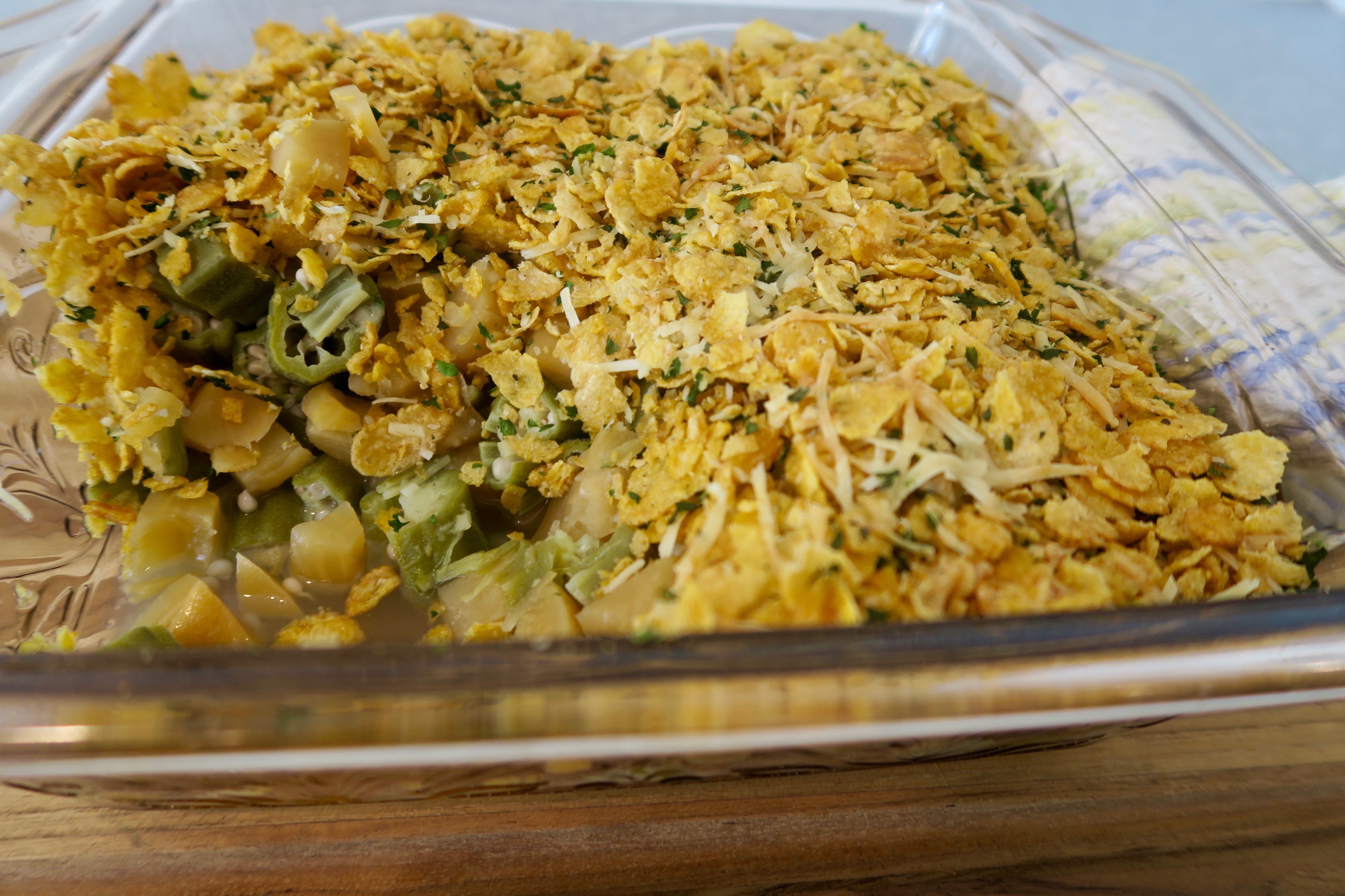 Okra & Rutabaga Casserole