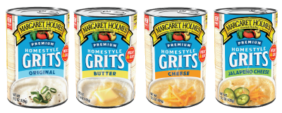 Margaret Holmes Canned Grits Lineup